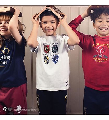 Hummel T-shirt - hmlHarry Potter Tres - Marshmallow m. Print