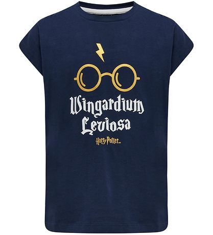 Hummel T-shirt - hmlHarry Potter Diez - Black Iris w. Gold Hummel T-shirt - hmlHarry Potter Diez - Black Iris w. Gold