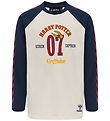Hummel Bluse - hmlHarry Potter Boys - Marshmallow/Navy m. Print