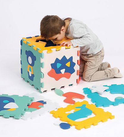 Sol en mousse Ludi - Avec des animaux - 9 pces - Multi
