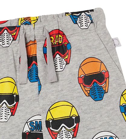 Stella McCartney Kids Sweatpants - Gråmeleret m. Hjelme Stella McCartney Kids Sweatpants - Gråmeleret m. Hjelme