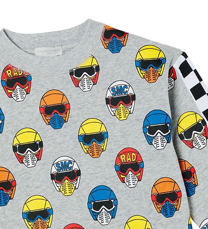 Stella McCartney Kids Sweatshirt - Gråmeleret m. Hjelme