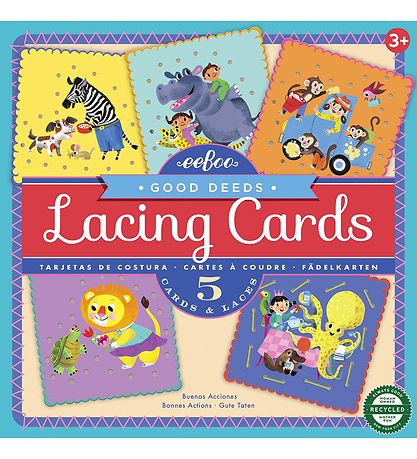 Eeboo Learning Games - Learn To Sew - Card - Good Deeds Eeboo Learning Games - Learn To Sew - Card - Good Deeds