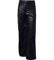 Hound Bukser - Wide PU - Black Hound Bukser - Wide PU - Black