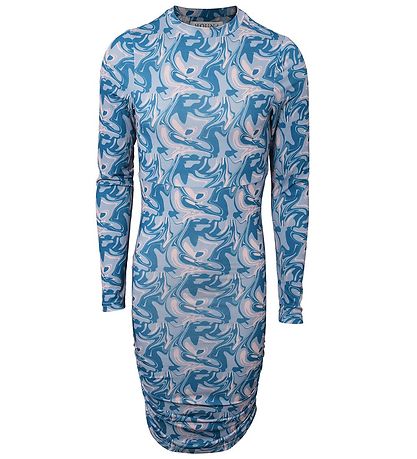 Hound Kjole - Graphic - Cobalt Blue Mix Hound Kjole - Graphic - Cobalt Blue Mix