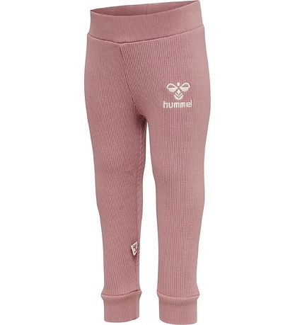 Hummel Leggings - Rib - hmlSami - Woodrose