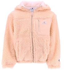 Champion Cardigan m. Hætte - Plys - Rosa Champion Cardigan m. Hætte - Plys - Rosa