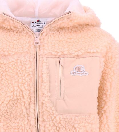 Champion Cardigan m. Hætte - Plys - Rosa Champion Cardigan m. Hætte - Plys - Rosa