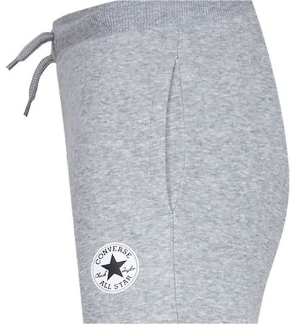 Converse Sweatpants - Terry Pant - Grey Heather/Black Converse Sweatpants - Terry Pant - Grey Heather/Black