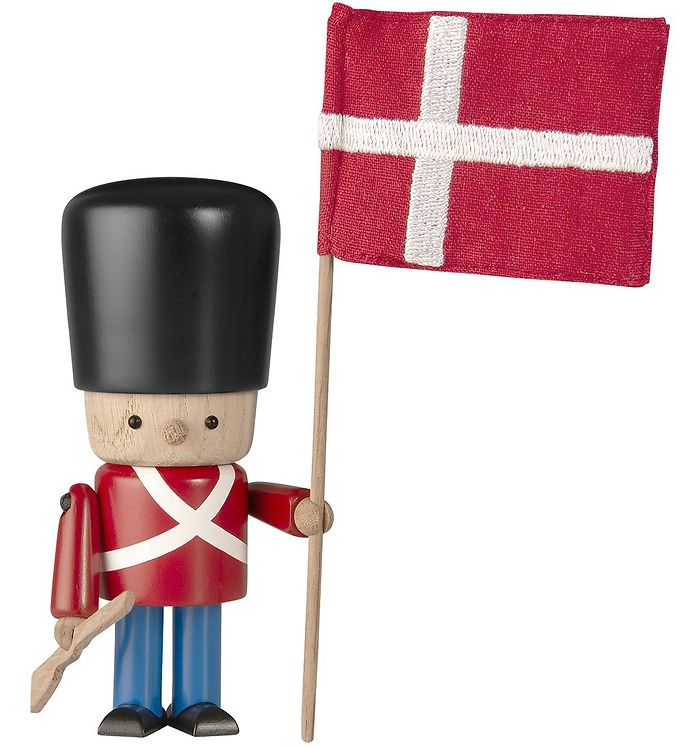 Novoform garder med flag og gevær i egetræ og bøgetræ Flere varianter - Rød gallauniform