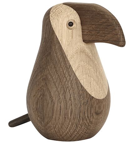 Novoform Træfigur - Toucan - Small - Natural Oak