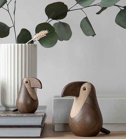 Novoform Træfigur - Toucan - Large - Natural Oak