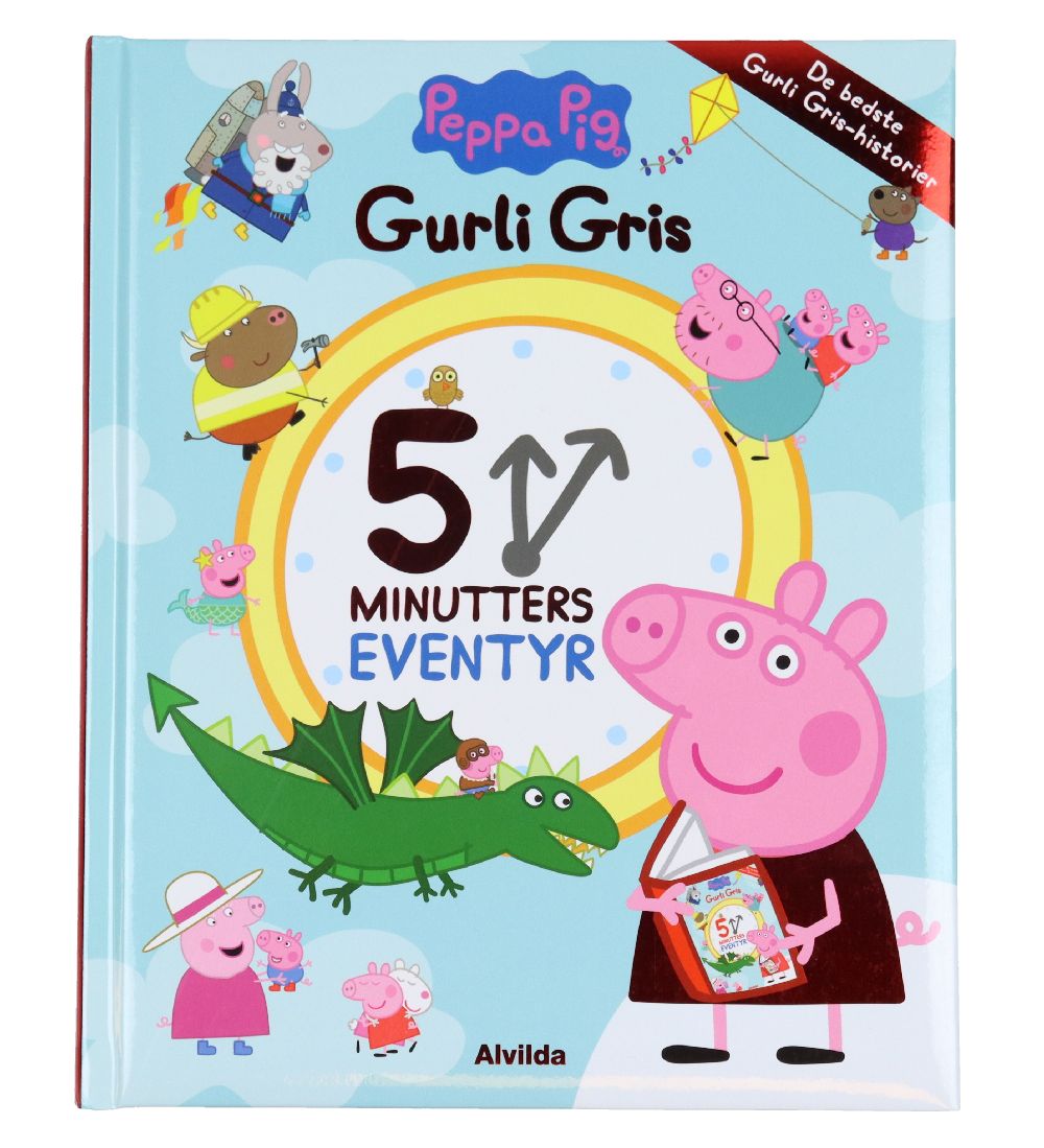 Alvilda Buch - Peppa Wutz - 5-Minuten-Abenteuer - Dänisch - Alvilda - One Size - Bücher