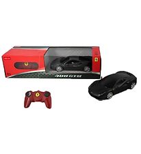 Rastar Fjernstyret Bil - 1:24 Ferrari 488 Gtb - Mat Sort Rastar Fjernstyret Bil - 1:24 Ferrari 488 Gtb - Mat Sort