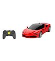 Rastar Fjernstyret Bil - 1:24 Ferrari SF90 Stradale Rastar Fjernstyret Bil - 1:24 Ferrari SF90 Stradale