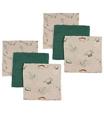 Pippi Baby Stofbleer - 6-Pak - 65x65 cm - Deep Lichen Green Pippi Baby Stofbleer - 6-Pak - 65x65 cm - Deep Lichen Green