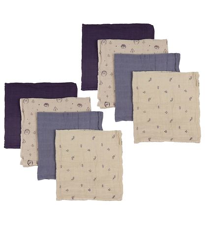 Pippi Baby Stofbleer - 8-Pak - 65x65 cm - Nirvana Pippi Baby Stofbleer - 8-Pak - 65x65 cm - Nirvana