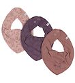 Pippi Baby Savlesmække - 3-Pak - Burlwood Pippi Baby Savlesmække - 3-Pak - Burlwood