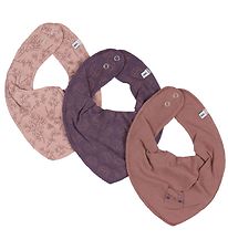 Pippi Baby Savlesmække - 3-Pak - Burlwood Pippi Baby Savlesmække - 3-Pak - Burlwood