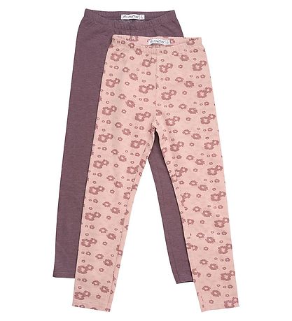 Minymo Leggings - 2-Pak - Misty Rose Minymo Leggings - 2-Pak - Misty Rose