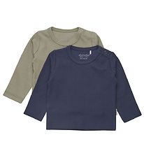Minymo Bluse - 2-Pak - Dark Navy Minymo Bluse - 2-Pak - Dark Navy
