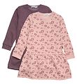 Minymo Sweatkjole - 2-Pak - Misty Rose Minymo Sweatkjole - 2-Pak - Misty Rose