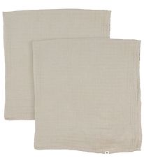Carrés de mousseline BIBS - 2 Pack - 70x70 cm - Sable Carrés de mousseline BIBS - 2 Pack - 70x70 cm - Sable