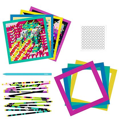 Djeco Kreasæt - Mosaik Sæt - Papir - Invaders FSC Mix Djeco Kreasæt - Mosaik Sæt - Papir - Invaders FSC Mix