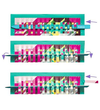 Djeco Kreasæt - Mosaik Sæt - Papir - Invaders FSC Mix