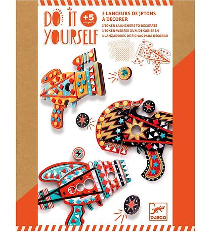 Djeco Kreasæt - DIY - 3 Pistoler