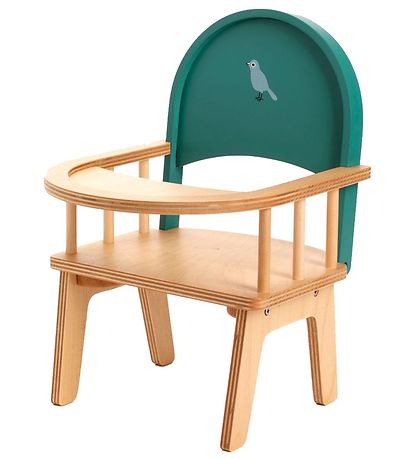 Djeco Dukketilbehør - Træ - Diner Chair Djeco Dukketilbehør - Træ - Diner Chair
