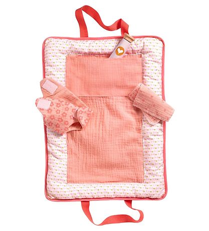 Djeco Docktillbehör - Skötväska - Rosa Topp