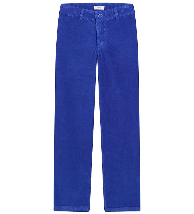 Grunt Fløjlsbukser - Wise Wide Corderoy - Digital Blue