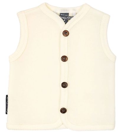 Smallstuff Vest - Uld - Off White Smallstuff Vest - Uld - Off White