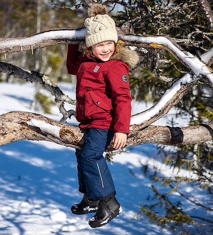 LEGO® Wear Vinterjakke - LWJaselle 703 - Dark Red