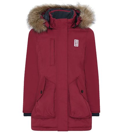 LEGO® Wear Vinterjakke - LWJaselle 703 - Dark Red