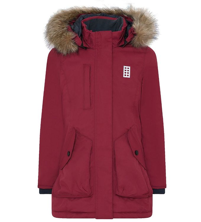 LEGO® Wear Vinterjakke - LWJaselle 703 - Dark Red