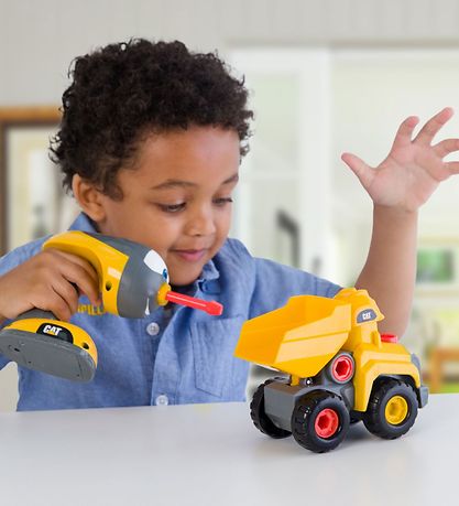 CAT Arbejdsmaskine m. Lyd - Fix-It Fleet m. Dumper CAT Arbejdsmaskine m. Lyd - Fix-It Fleet m. Dumper