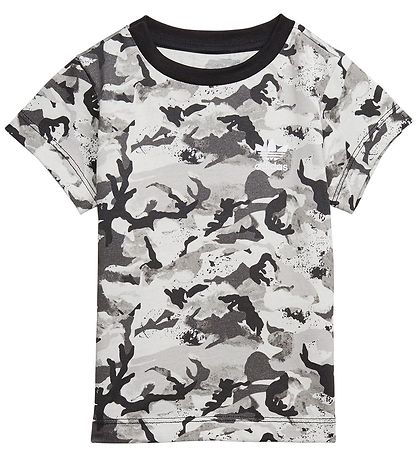 adidas Originals T-Shirt - tee - Hvid/Grå/Sort adidas Originals T-Shirt - tee - Hvid/Grå/Sort