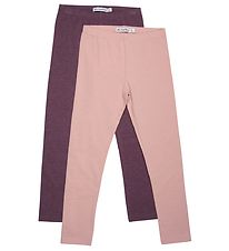 Minymo Leggings - 2-Pak - Misty Rose Minymo Leggings - 2-Pak - Misty Rose