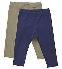 Minymo Leggings - 2-Pak - Dark Navy Minymo Leggings - 2-Pak - Dark Navy