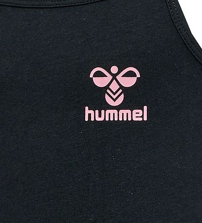 Hummel Undershirt - hmlCarolina - 2-Pack - Black/Earth Red w. Mo