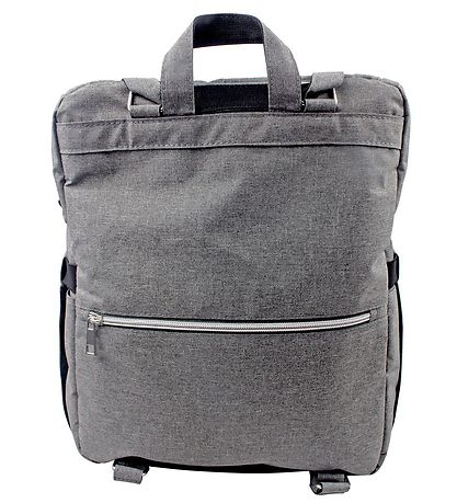 Dooky Pusletaske Rygsæk - 2 i 1 - Grey Melange