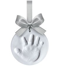 Dooky Ophæng - Happy Hands Ornament Kit - Silver Ribbon Dooky Ophæng - Happy Hands Ornament Kit - Silver Ribbon