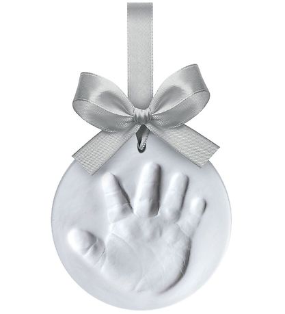 Dooky Ophæng - Happy Hands Ornament Kit - Silver Ribbon Dooky Ophæng - Happy Hands Ornament Kit - Silver Ribbon