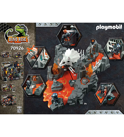 Playmobil Dino Rise - Vogter Af Lavakilden - 70926 - 43 Dele Playmobil Dino Rise - Vogter Af Lavakilden - 70926 - 43 Dele