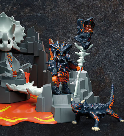 Playmobil Dino Rise - Vogter Af Lavakilden - 70926 - 43 Dele Playmobil Dino Rise - Vogter Af Lavakilden - 70926 - 43 Dele