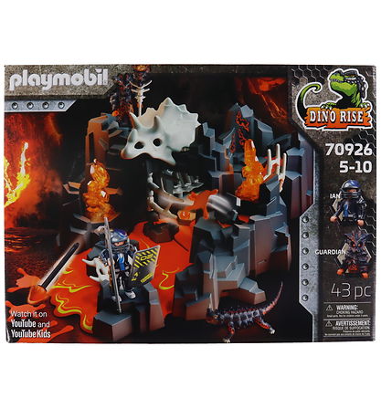 Playmobil Dino Rise - Vogter Af Lavakilden - 70926 - 43 Dele Playmobil Dino Rise - Vogter Af Lavakilden - 70926 - 43 Dele