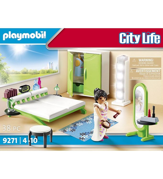 Playmobil City Life - Soveværelse - 9271 - 38 Dele