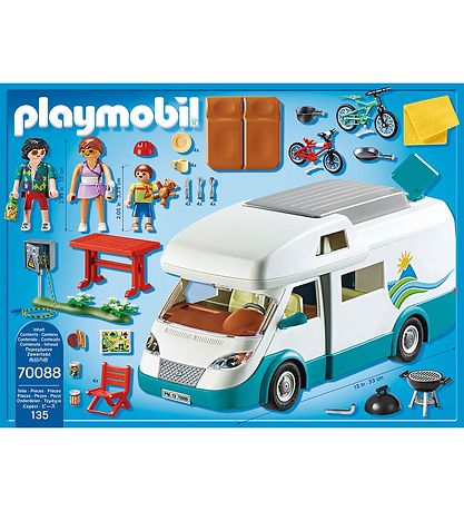 Playmobil Family Fun - Camper - 70088 - 135 Parts Playmobil Family Fun - Camper - 70088 - 135 Parts